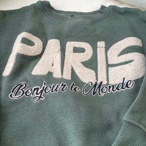 Zara Olive Green Sweatshirt